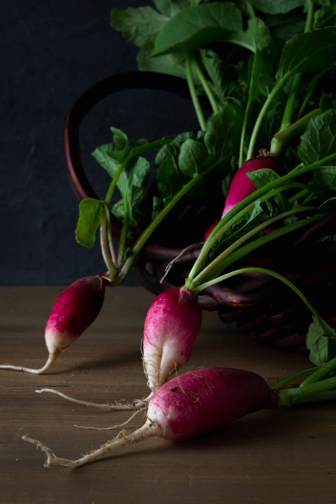 Turnip greens, a rich source of calcium, and a superfood for both vegans and vegetarians.